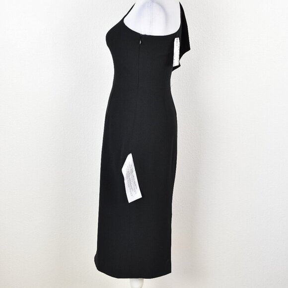 Dress The Population TIFFANY One Shoulder Midi Sheath Dress NEW - S - Picture 5 of 11